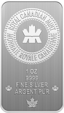 1 Unze Silberbarren Royal Canadian Mint 2025