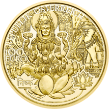 100 Euro Gold Das Goldene Indien - Magie des Goldes 2023 (Auflage: 20.000 | Polierte Platte)