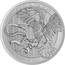 1 Unze Silber Malta Golden Eagle 2025 (Auflage: 10.000)