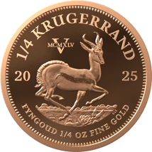 1/4 Unze Gold Krügerrand VE-Day Privy Mark 2025 (Auflage: 80 | Polierte Platte)