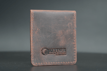 Leder Münztasche Braun