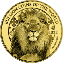 Gold Lion of England Münze 2022