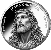 1 Unze Silber Jesus Christus 2025 (Auflage: 1.000 | Polierte Platte)