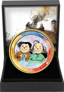 1 Unze Silber Max und Moritz 2025 (Auflage: 100 | teilvergoldet)