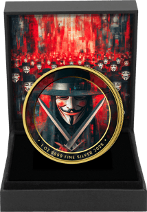 1 Unze Silber Vendetta 2025 (Auflage: 100 | teilvergoldet)