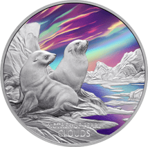 1 Unze Silber Mother of Pearl Clouds 2025 ( Auflage: 2.000 | Polierte Platte)