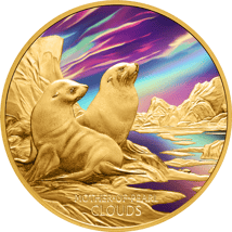 1 Unze Gold Mother of Pearl Clouds 2025 (Auflage: 99 | Polierte Platte)