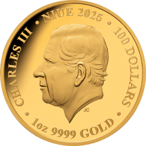 1 Unze Gold Flamingo 2025 (Auflage: 50 | Polierte Platte)