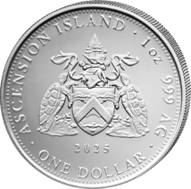 1 Unze Silber Ascension Island 2025