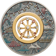 2 Unzen Silber Riesenrad 2025 (Auflage: 2.000 | Antik Finish)