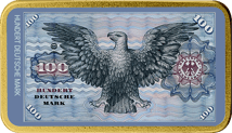 1 Unze Silber 100 Alte Deutsche Mark (Auflage: 100 | teilvergoldet)