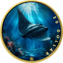 1 Unze Silber Atlantis - Versunkener Tempel 2025 (Auflage: 100 | teilvergoldet)