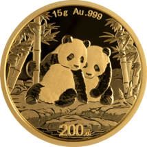 15g Gold China Panda 2026