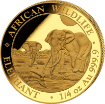 1/4 Unze Gold Somalia Elefant 2026