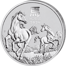 1/2 oz Silver Lunar III Horse 2026