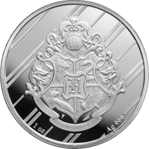 1 Unze Silber Harry Potter Haus Hufflepuff (Auflage 10.000)
