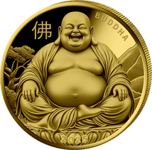 0,5g Gold Lachender Buddha 2025 (Auflage: 1.000 | Polierte Platte)