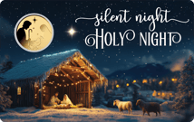 Gold Silent Night Holy Night Münze