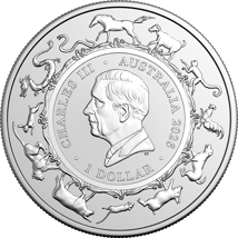 1 Unze Silber RAM Jahr des Pferdes 2026 (Auflage: 50.000)