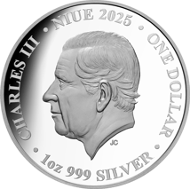 1 Unze Silber Winter Wolf Jahreszeiten 2025 PP (Auflage 1.000 | Polierte Platte)