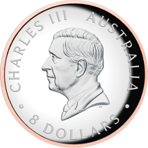 5 Unze Silber Koala 2025 (Auflage: 750 | Rosegold | Polierte Platte)