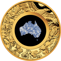 2 Unze Gold Great Southern Land Opal Serie 2025 (Auflage: 200 | Polierte Platte)