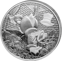 1 Unze Silber Dagobert Duck 2025 (Auflage: 25.000 | Scrooge McDuck)