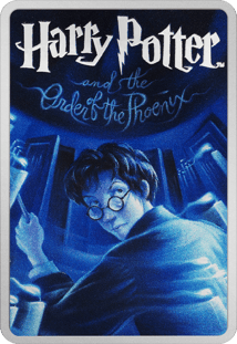 2 Unze Silber Harry Potter Der Orden des Phönix Buchcover 2025 (Auflage: 1.000 | Polierte Platte)