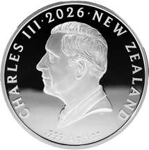 1 Unze Silber Kiwi 2026 (Auflage: 2.500 | Polierte Platte)