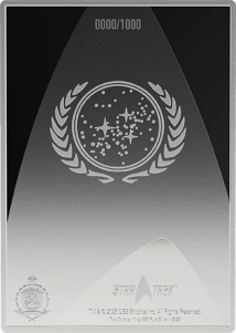 1 Unze Silber Münznote Star Trek Manual 2025 (Auflage: 1.000 | Polierte Platte)