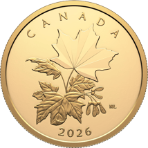 1 Unze Gold Multifaceted Maple Leaves 2026 (Auflage: 350 | Polierte Platte)