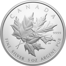 5 Unze Silber Triple Maple Leaf 2025 (Auflage: 1.750 | Polierte Platte)