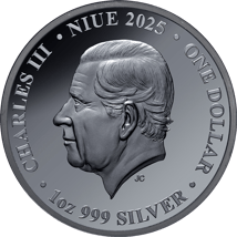 1 Unze Silber Honigbiene 2025 (Auflage: 750 | teilvergoldet | Black Proof)