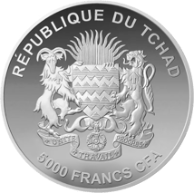 1kg Silber African Safari Leopard 2019 (Auflage: 100 | Polierte Platte | Zertifikat Nr. 100)