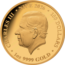 1 Unze Gold Kolibri 2026 (Auflage 50 | Polierte Platte)