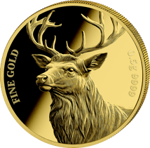 0,5g Gold Hirsch 2025 (Auflage: 5.000 | Polierte Platte)