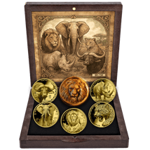 Big Five Kleingold Set 2025 (Auflage: 250 | Tigerauge | Polierte Platte)