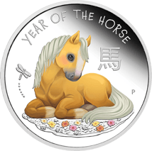 1/2 Unze Silber Lunar III Baby Horse 2026 (Auflage: 7.500 | Polierte Platte)