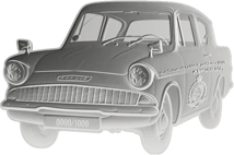 1 Unze Silber Harry Potter Ford Anglia 2025 (Auflage: 1.000 | Polierte Platte)