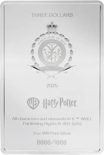 2 Unze Silber Harry Potter Der Halbblutprinz Buchcover 2025 (Auflage:1.000 | Polierte Platte)