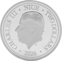 1 Unze Silber Eistaucher Love is Precious 2026 (Auflage: 2.000 | Zirkon | Polierte Plattte)