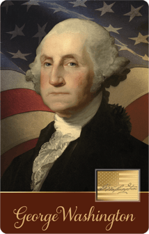 Gold George Washington Münze