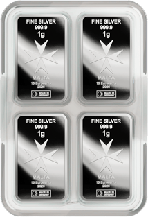 100 x 1g Silber Heimerle und Meule Münzbarren UnityBox