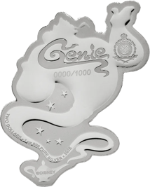 1 Unze Silber Disney Aladdin Genie 2025 (Auflage: 1.000 | Polierte Platte)