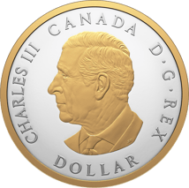 5 Unze Silber Canada Peace Dollar 2026 (Auflage: 1.750 | teilvergoldet | Polierte Platte)