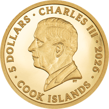 0,5g Gold Savage Vikings 2026 (Auflage: 5.000 | Polierte Platte)