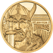 0,5g Gold Savage Vikings 2026 (Auflage: 5.000 | Polierte Platte)
