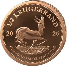 1/2 Unze Unze Gold Krügerrand 2026 PP (Auflage: 1.000 | Polierte Platte)