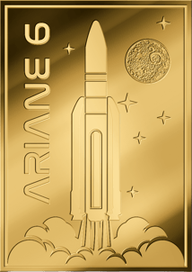 Gold Ariane 6 Münze (Auflage: 50.000)