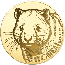 Gold Wombat Münze (Auflage: 50.000)